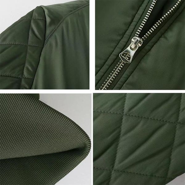 

women's jackets casual long sleeve zip pocket jacket solid color round neck regular no hat warm clothing, Black;brown