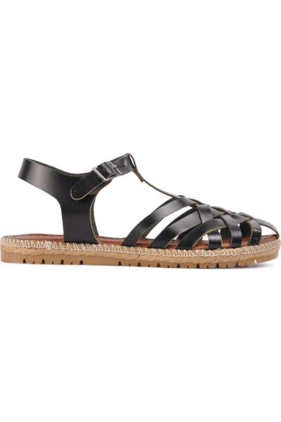 

sandals women's black band detail
