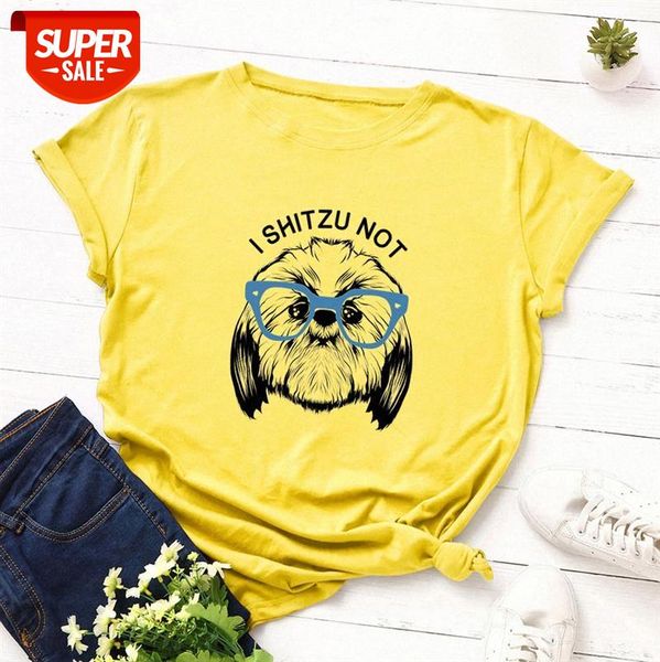 

women's loose round neck short-sleeved cotton t-shirt #rf3z, White