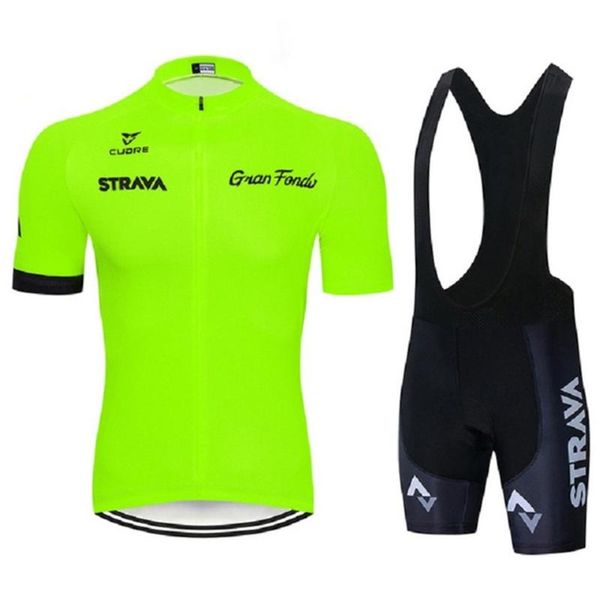 

racing sets 2022 strava cycling jersey set breathable mountain bike clothes mtb bicycle uniform road sportswear, Black;blue