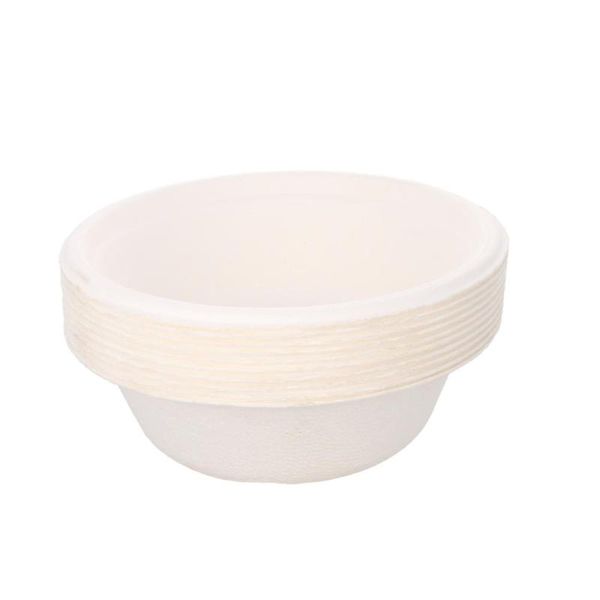 

natural disposable paper bowl eco-friendly biodegradable made of compostable safe for use in and cold microwav bowls