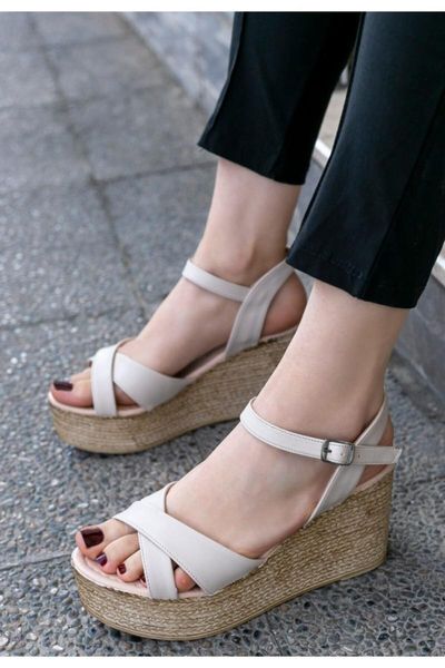 

women's wedges sandals, Black