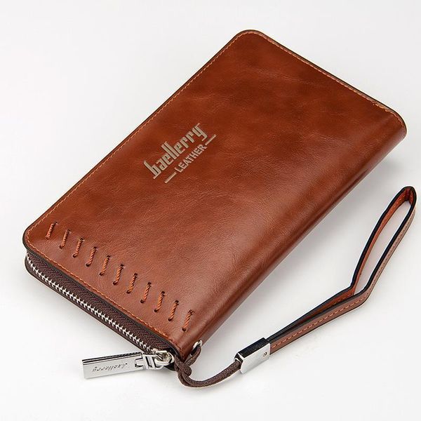 

wallets design long men vintage casual cell iphone holder wallet pu leather organizer handy money bag purse clutch classic coin case1, Red;black
