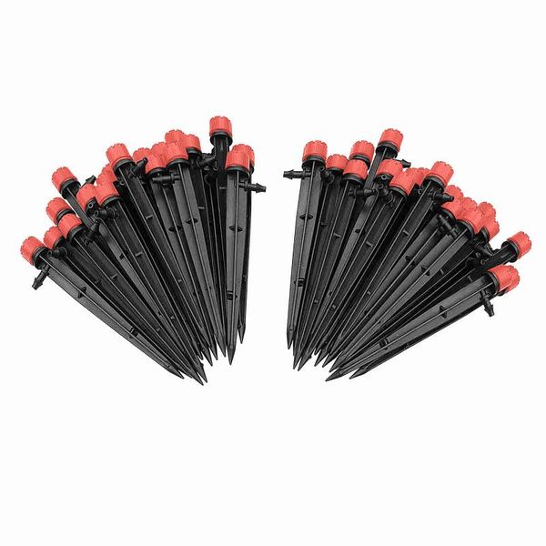 

watering equipments 50pcs hose bracket garden drip fixed stems irrigation pipe inserting ground 360 degree water system