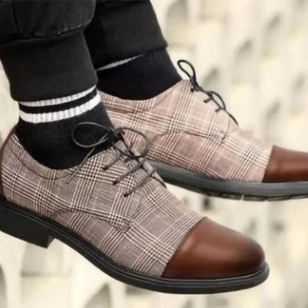 

dress shoes sapatos casuais de couro pu com cadarÃ§o, sapatos masculinos simples e bonitos da moda, estilo britÃ¢nico ka620 s96m, Black
