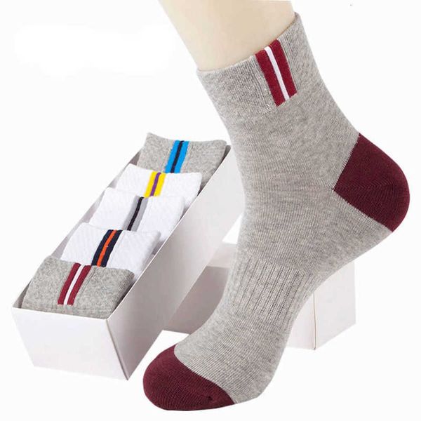 

socks men's middle tube spring and summer deodorant sweat absorption breathable stockings boat moisture socks, Black