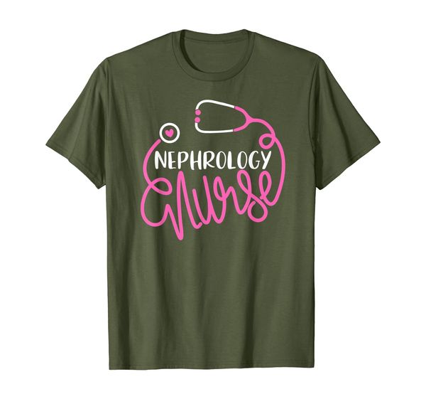 

nephrology nurse funny dialysis nursing department nurse t-shirt, White;black