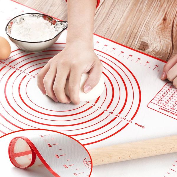 

dough silicone baking mat pizza maker pastry kitchen cooking gadgets bakeware kneading pad accessories mats & pads