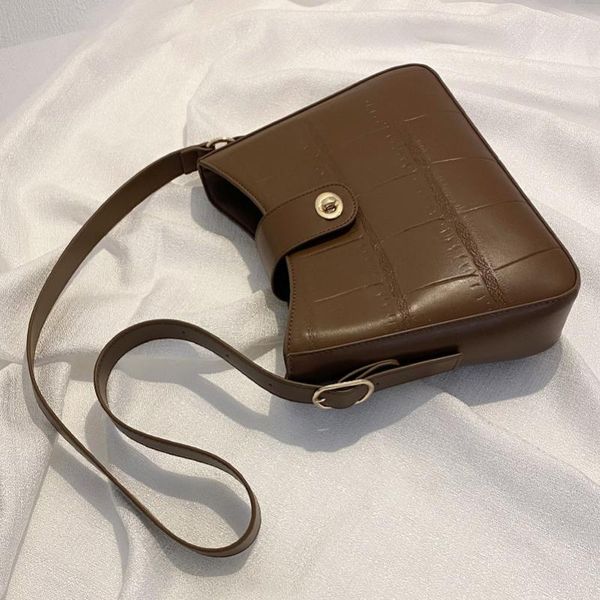 

evening bags latest style crossbody bag for women retro casual brand messenger pu leather shoulder all-match handle