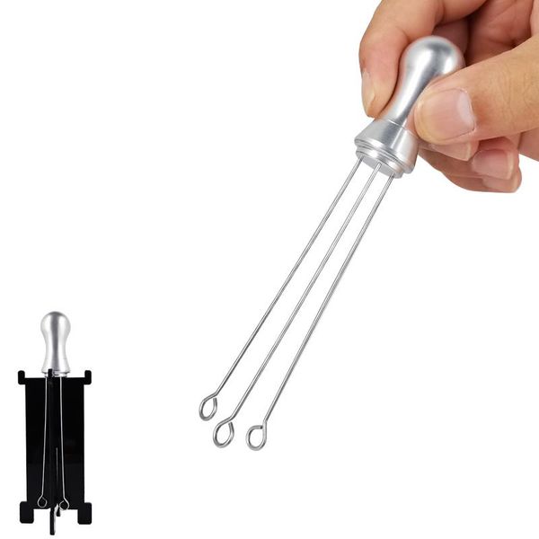 

coffee filters needle leveler tool aluminum handle 58mm 53mm 51mm tamper type powder distributor