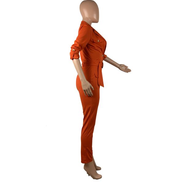 

autumn winter solid elegant women jumpsuits lapel neck long sleeves buttons pockets fashion pants rompers with sash real pictures, Black;white