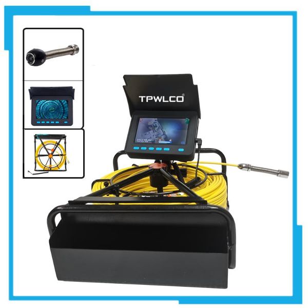 

cameras 4.3'' 10m-50m fiberglass cable sewer drain pipe inspection camera,8500mah hd 1000tvl 17mm lens pipeline industrial endosco