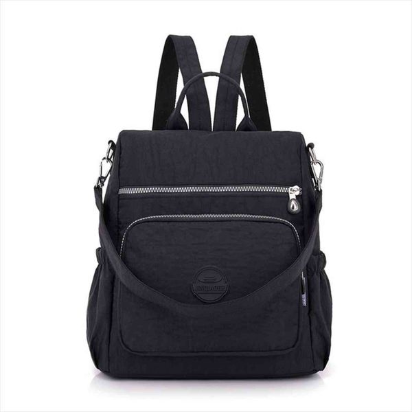 

fashion women waterproof nylon backpack korean style designers shoulder school bag leisure rucksack for girls