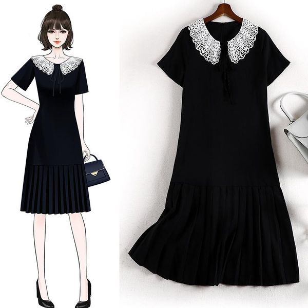 

casual dresses 2021 large length black slim reduction sc9209 clothing summer woman femme robe party undefined dress, Black;gray