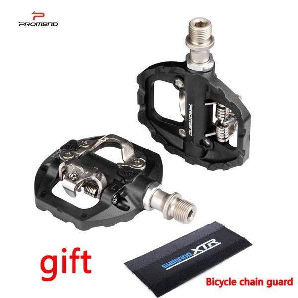 

bike pedals mtb self-locking pedal nylon du+3 peilin bearing mountain xc clipless spd bicycle inc cleats parts