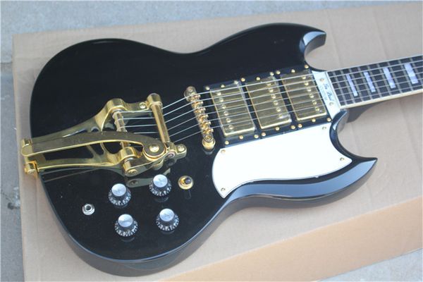 

jacey guitar store black customized color sg electric guitar guitarra