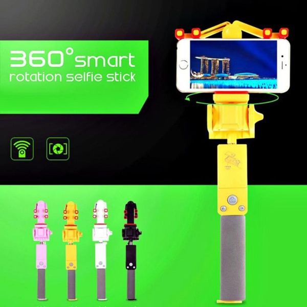 

selfie monopods 360 degree rotating stick mobile phone bluetooth automatic stainless steel + abs r30