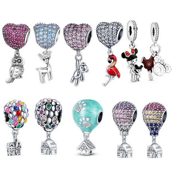 

other s925 sterling silver air balloon charm beads fit original bracelets making fashion diy jewelry for women