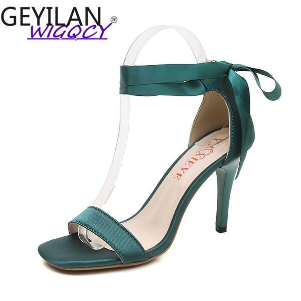 

strap high heels sandals women 2021 summer shoes wild open toe black thin comfortable casual ladies