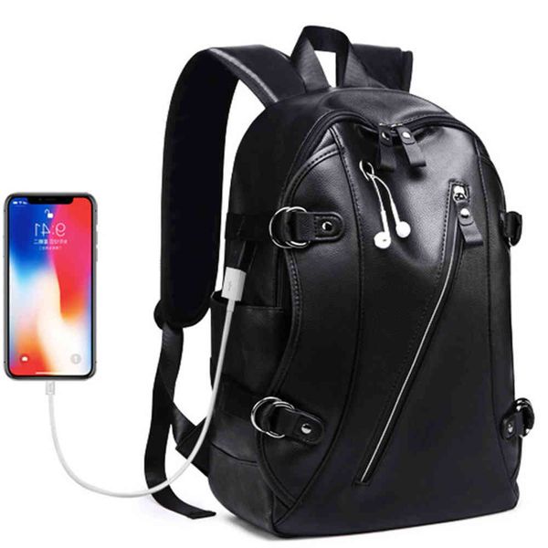 

backpack men's backpack high capacity hip hop trendy brand travel bag fashion trend students' schoolbag