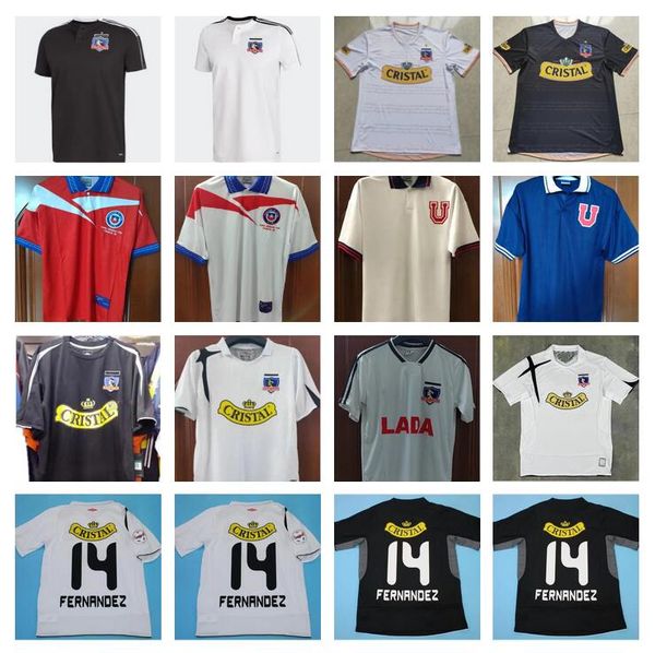 1998 maglie da calcio retrò Cile 1991 2006 2007 2011 2012 maglie da calcio colo colo fernrndez SALAS Zamorano Neira Rozental Acuna Sierra