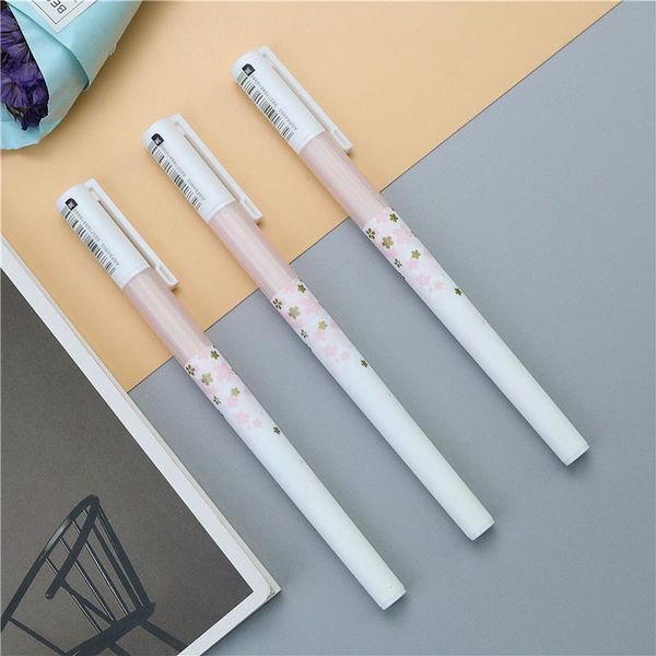 

gel pens 1pcs sakura series girl style cute pen rubber air cushion hold comfortable and anti-fatigue