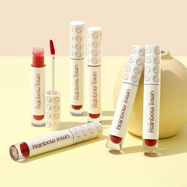 

lip gloss mirror lipstick matte texture waterproof rich color glaze