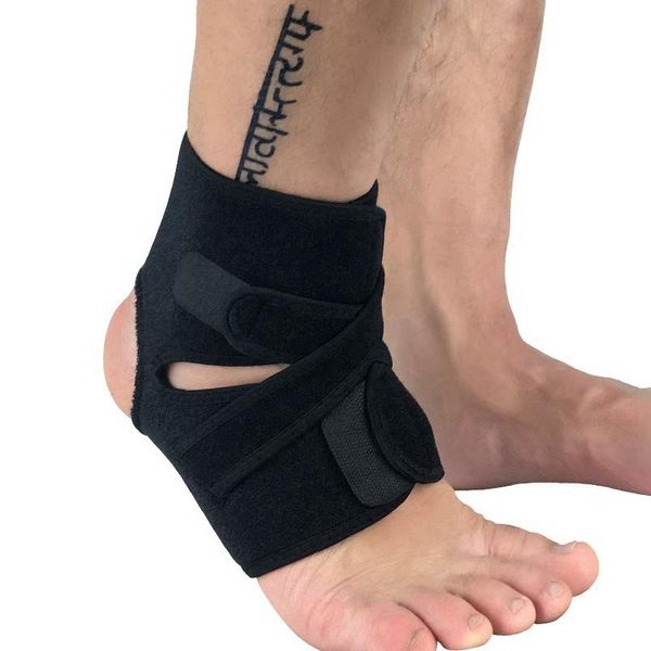 Apoio ao tornozelo Sports Manga Mergulho Tecido Pulso Elástico Bandage Brace Gym Running Foo