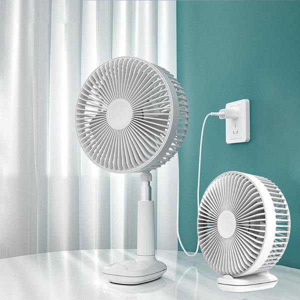 

electric fans foldable deskfan clip usb rechargable table cooling adjustable wall air cooler home office accssories