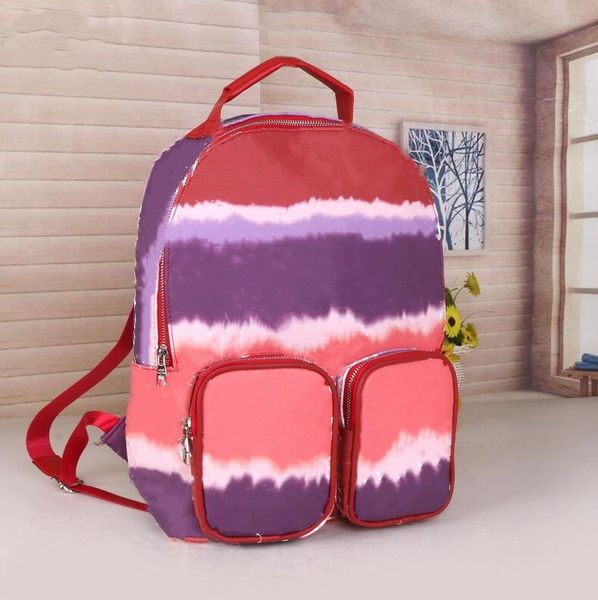 

color Fashion School Bags Unisex Style Student Bag Men Travel backpack V02857, V04