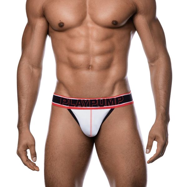 Gay Underwear Sospensorio Uomo Sexy Perizoma da uomo e perizoma Vita bassa Cotone Jock Strap Uomo Traspirante Cueca Tanga