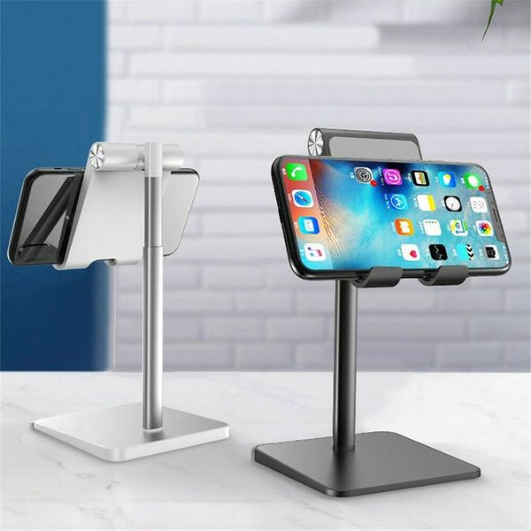 

mayitr universal adjustable metal desktable tablet holder stand compatible for mobile phone cell mounts & holders