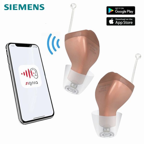 

2021 siemens high-end hearing aid digital signal 8 channels original chip nano coating program itc mini hearing aids for elderlyscouts