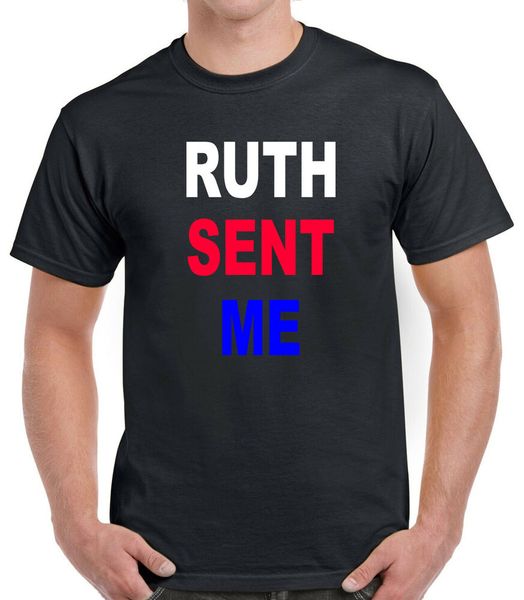 

ruth sent me t-shirt, White;black
