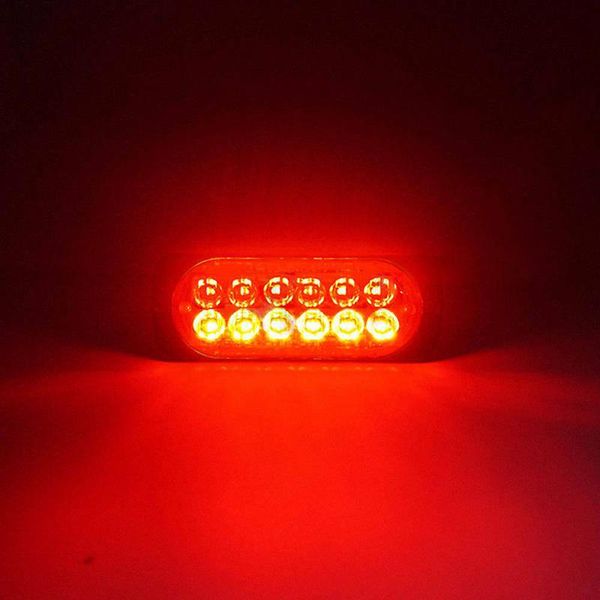 

emergency lights hazard flash warning light beacon 12v-24v 6000-7000k 1pc accessories red