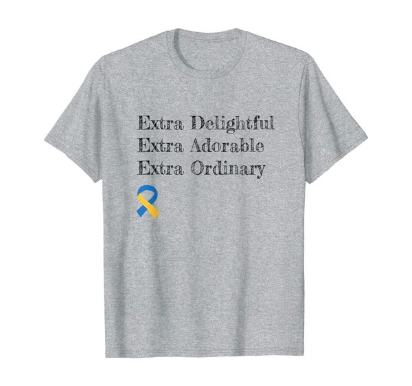 

adorable extra ordinary down syndrome t shirt, White;black