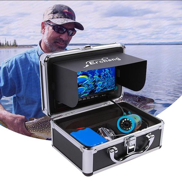 

fish finder fishing underwater camera 7" video for 12pcs infrared ir led 30m cable