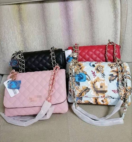 

gu's women's bag plant flower print single shoulder bag-fg766721