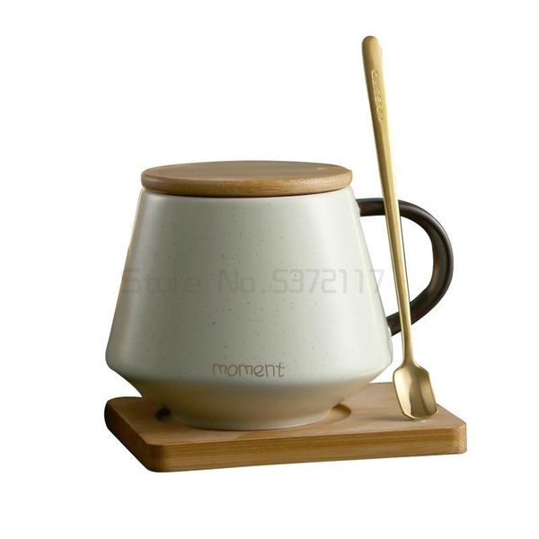 

mugs nordic ceramic cup household coffee gift water customized mug with spoon cover