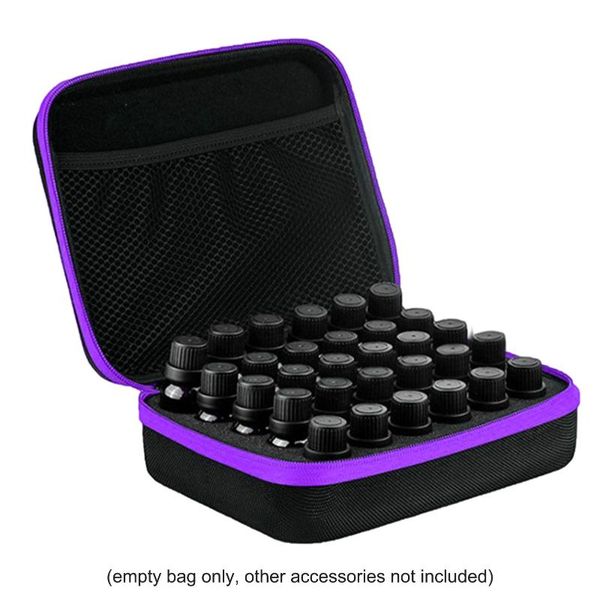 

storage bags 30 bottles essential oil case, 5ml 10ml 15ml bottle organizer perfume holder travel case