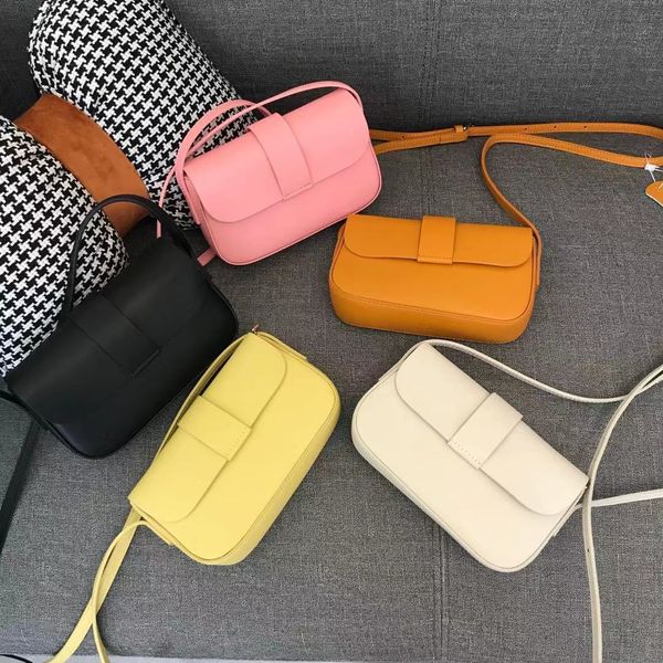 

design handbag 2021 new leather simple mini mobile phone bag for spring and summer, Red;black