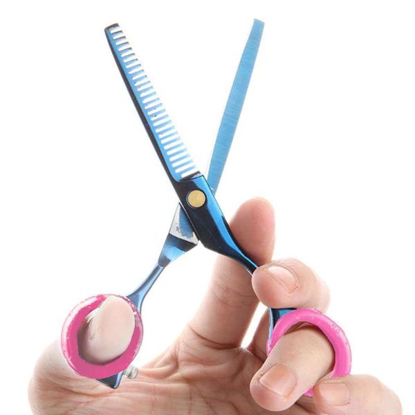 

10pcs salon barber shop beauty scissors accessories silicone ring cover hair