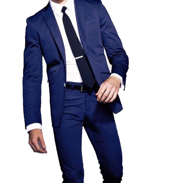 

men's suits & blazers ternos sob medida robes de costume men trajes a blue classic wedding for dark tailor-made, White;black