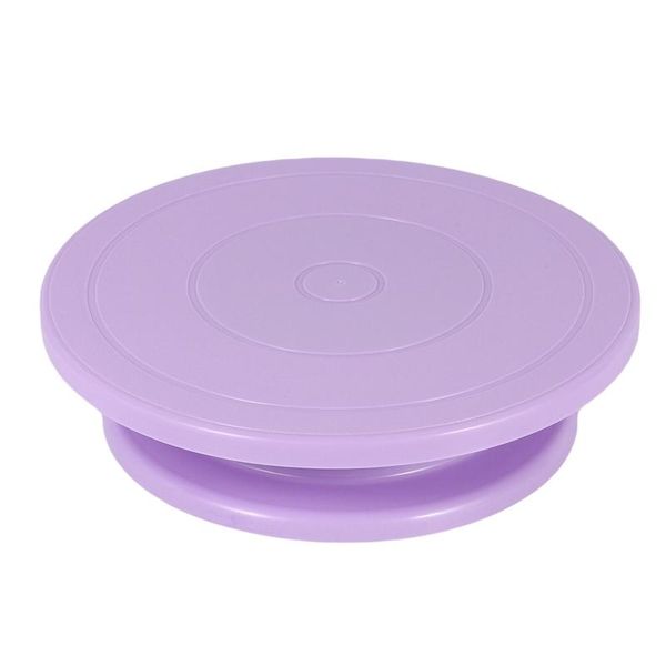 

baking & pastry tools plastic cake plate turntable rotating anti-skid round stand decorating rotary table kitchen diy pan tool