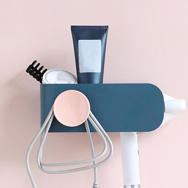 

bathroom storage & organization hair dryer holder wall mounted rack hanging with organizer product