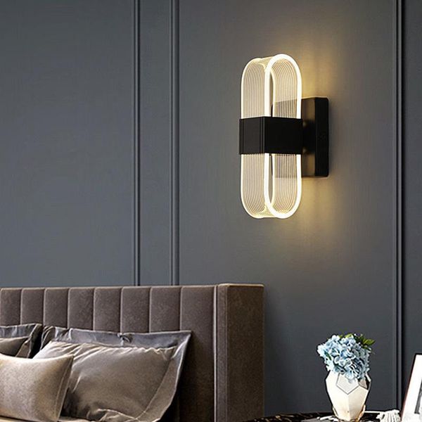

wall lamp light luxury simple bedroom bedside decoration corridor staircase living room modern creative romantic lamps
