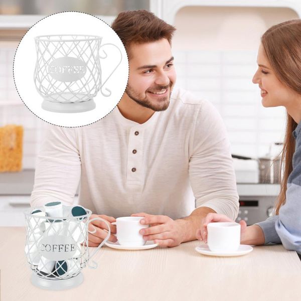 

coffee filters pod holder mug shape basket kitchen bar storage organizer