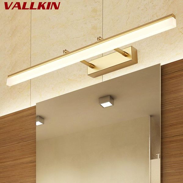 

wall lamp fashion metal led front mirror light bathroom makeup lamps vanity toilet mounted sconces lighting fixture