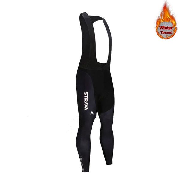 

racing pants warm cycling bib trousers strava mountain bike long bicycle tights 19d gel pad winter thermal ciclismo, Black;blue