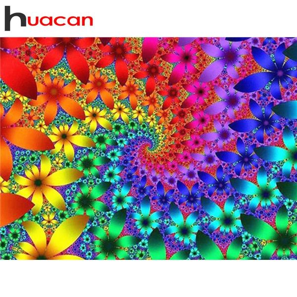 

diamond painting huacan embroidery scenic full square/round arrival flower art home decor